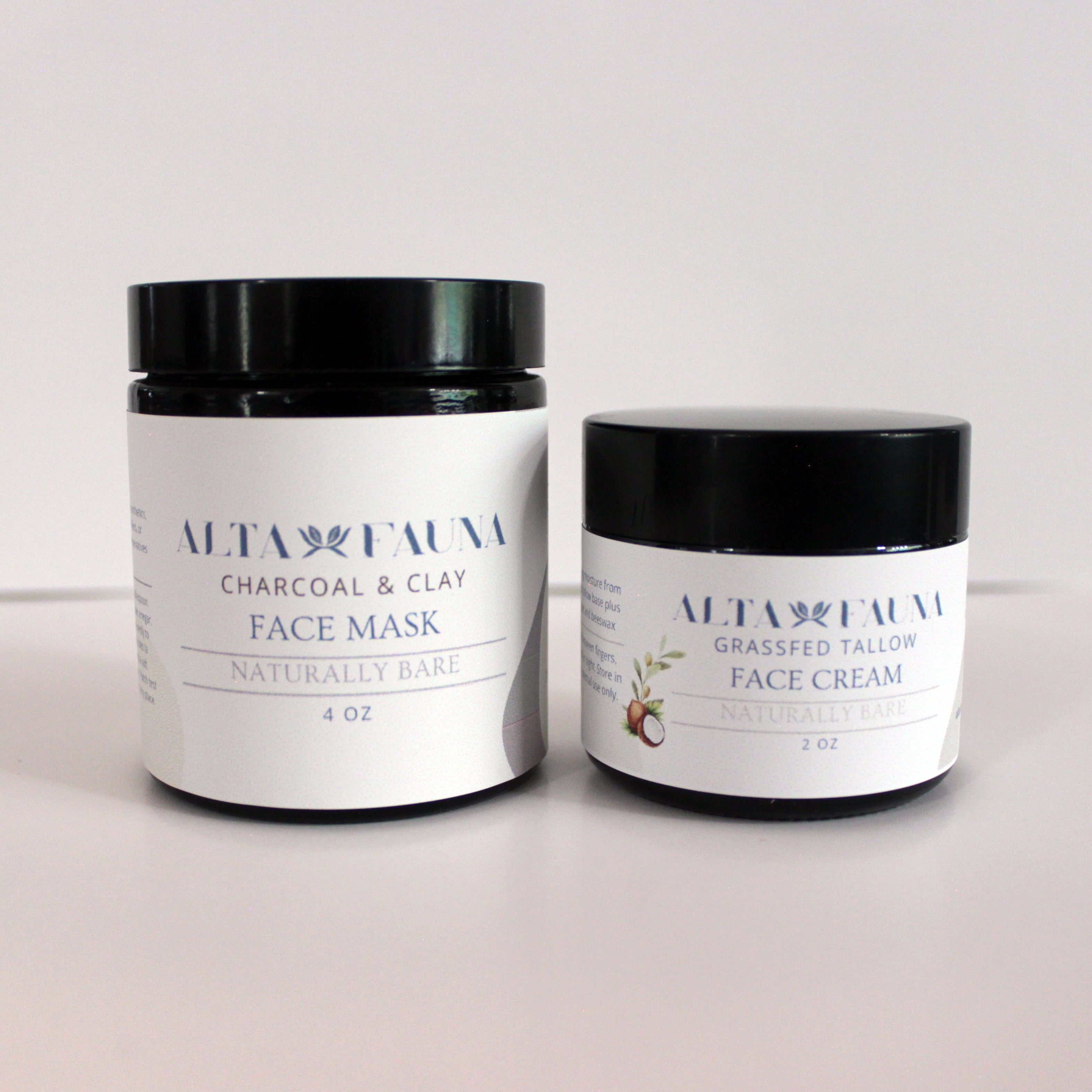 Alta Fauna Facial Bundle — complete natural tallow skincare set for cleansing, toning, and moisturizing