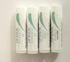 Photo of the Alta Fauna Mints Lip Balms Bundle on a white background.  Selection includes Vanilla Mint and Peppermint. 