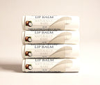 Photo of the Alta Fauna Naturally Bare (unscented) Lip Balms on a white background.  Selection includes four Naturally Bare (unscented) Lip Balms.