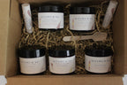 Alta Fauna Complete Bundle with tallow lotion, face cream, deodorant, sun shield, and lip balm arranged in a box