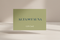 Alta Fauna Gift Card